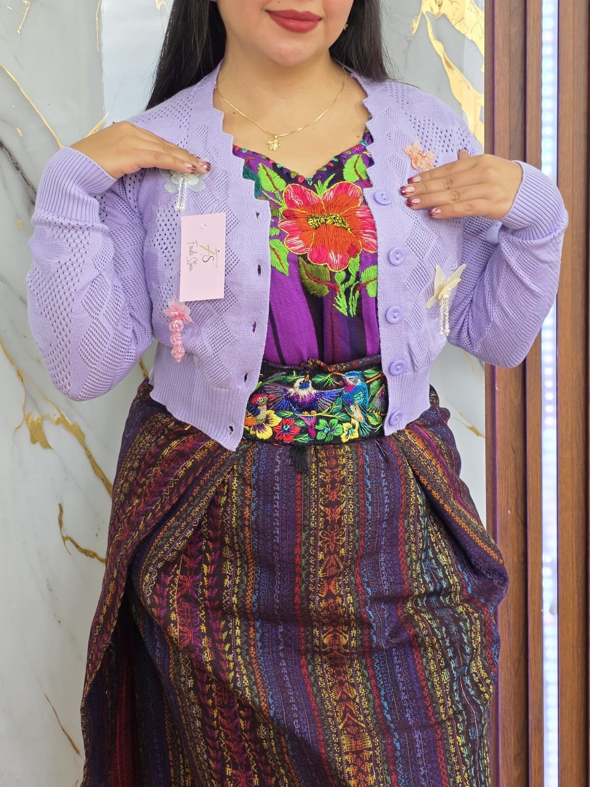 Torera cuello escalera 🌺🦋 - Imagen 2