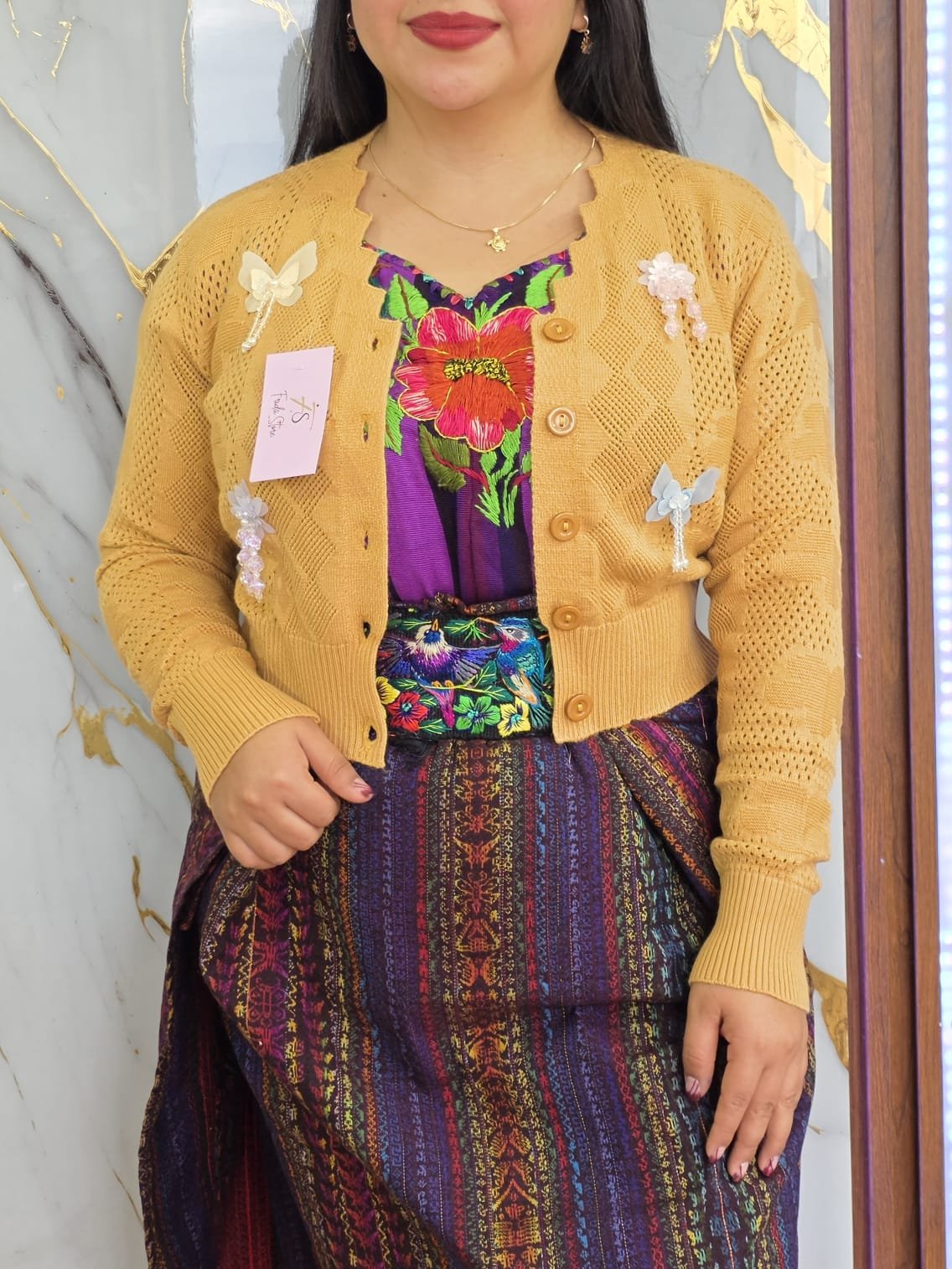 Torera cuello escalera 🌺🦋 - Imagen 11