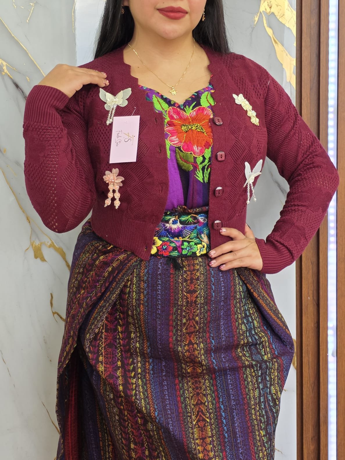 Torera cuello escalera 🌺🦋 - Imagen 13