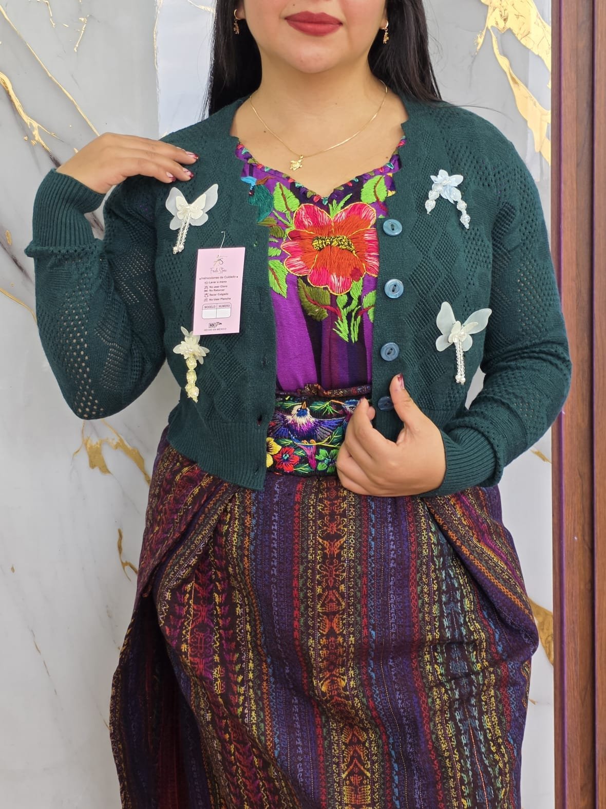 Torera cuello escalera 🌺🦋 - Imagen 4