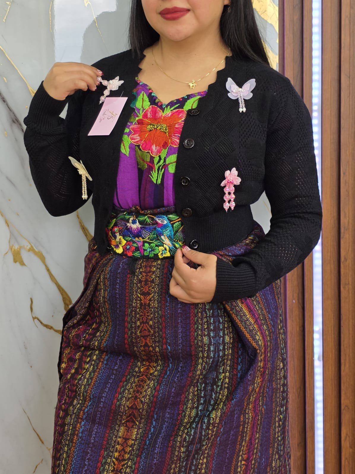 Torera cuello escalera 🌺🦋 - Imagen 6