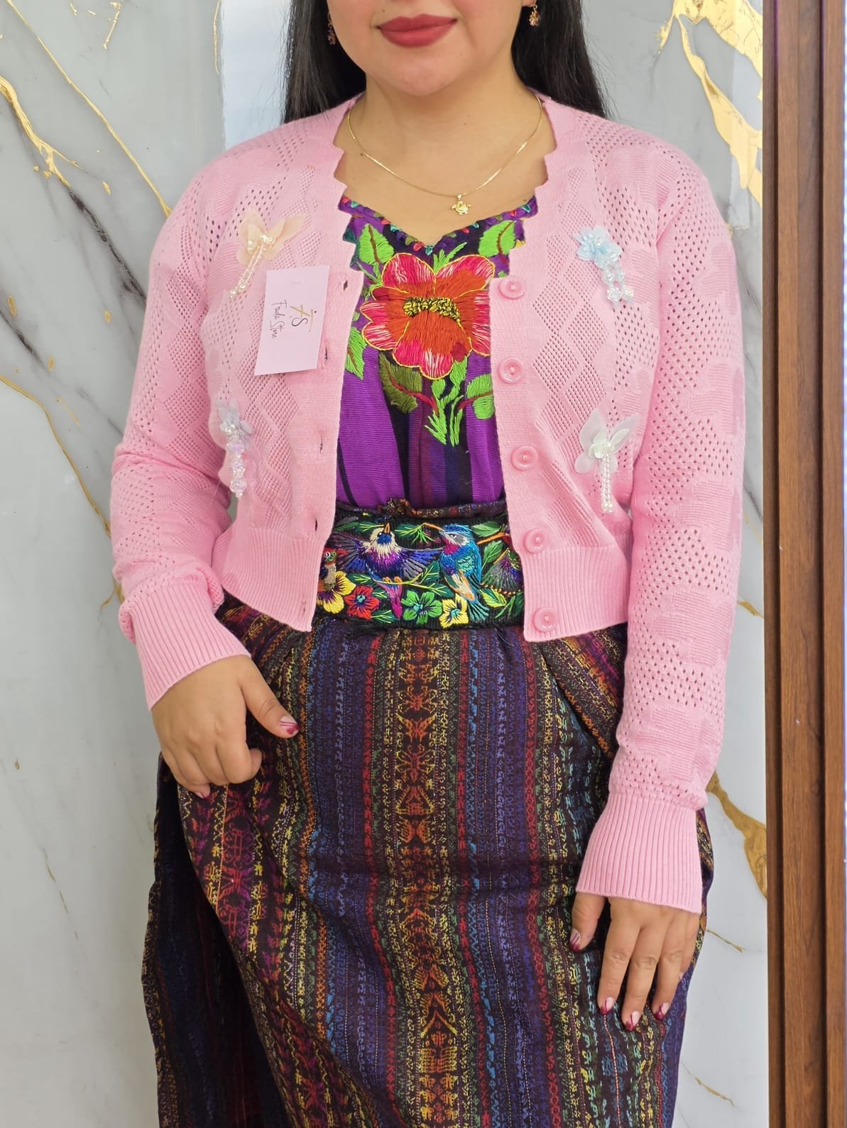 Torera cuello escalera 🌺🦋 - Imagen 7