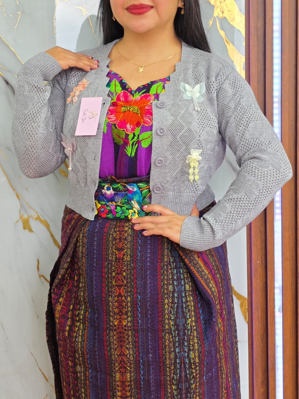 Torera cuello escalera 🌺🦋 - Imagen 9