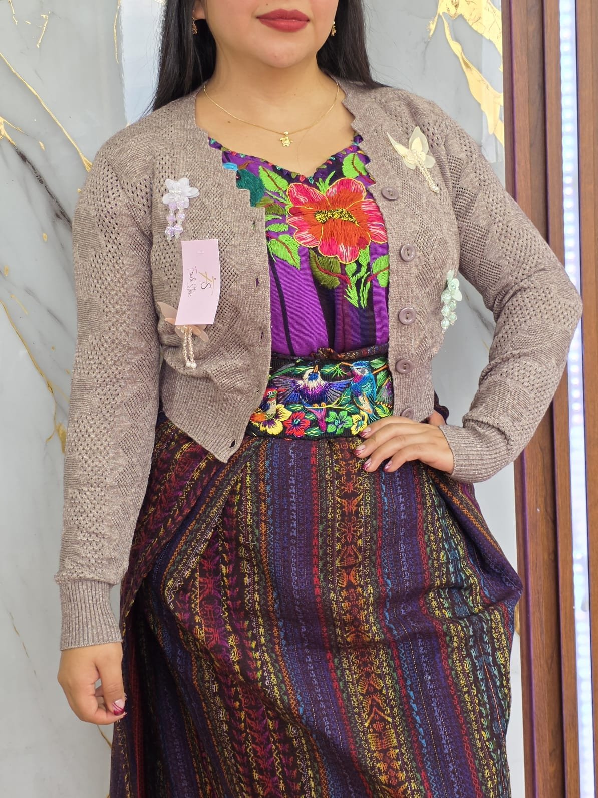 Torera cuello escalera 🌺🦋 - Imagen 10