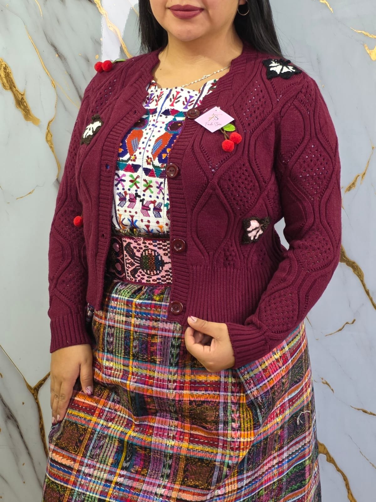 Torera con mariposa y cerezas 🦋🍒