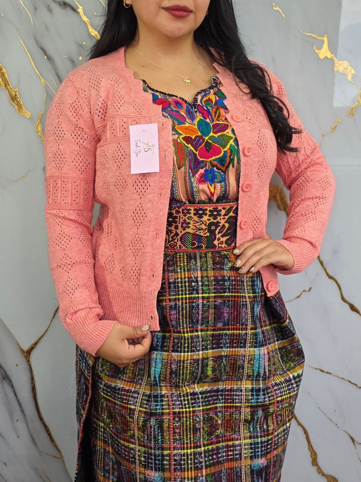 Cuello escalera calado 💖 - Imagen 2