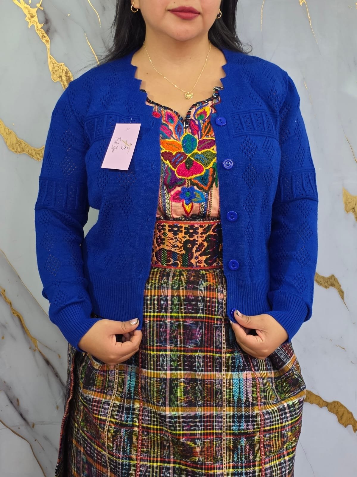 Cuello escalera calado 💖 - Imagen 11