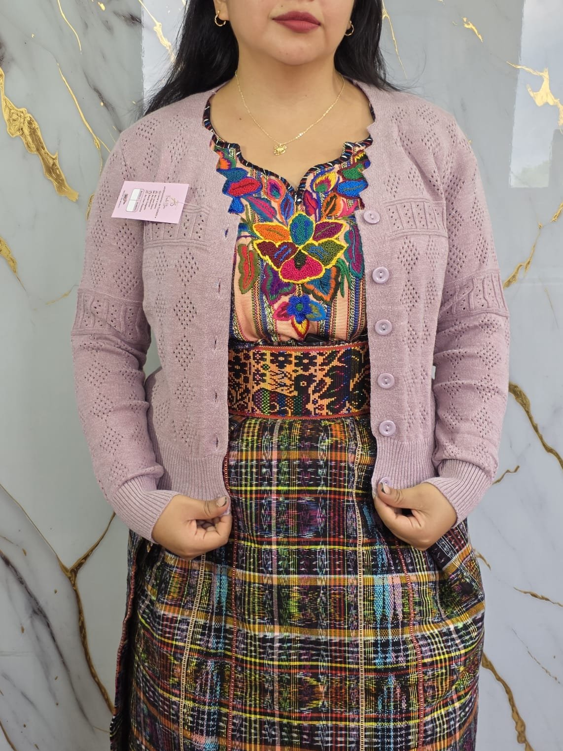 Cuello escalera calado 💖 - Imagen 6