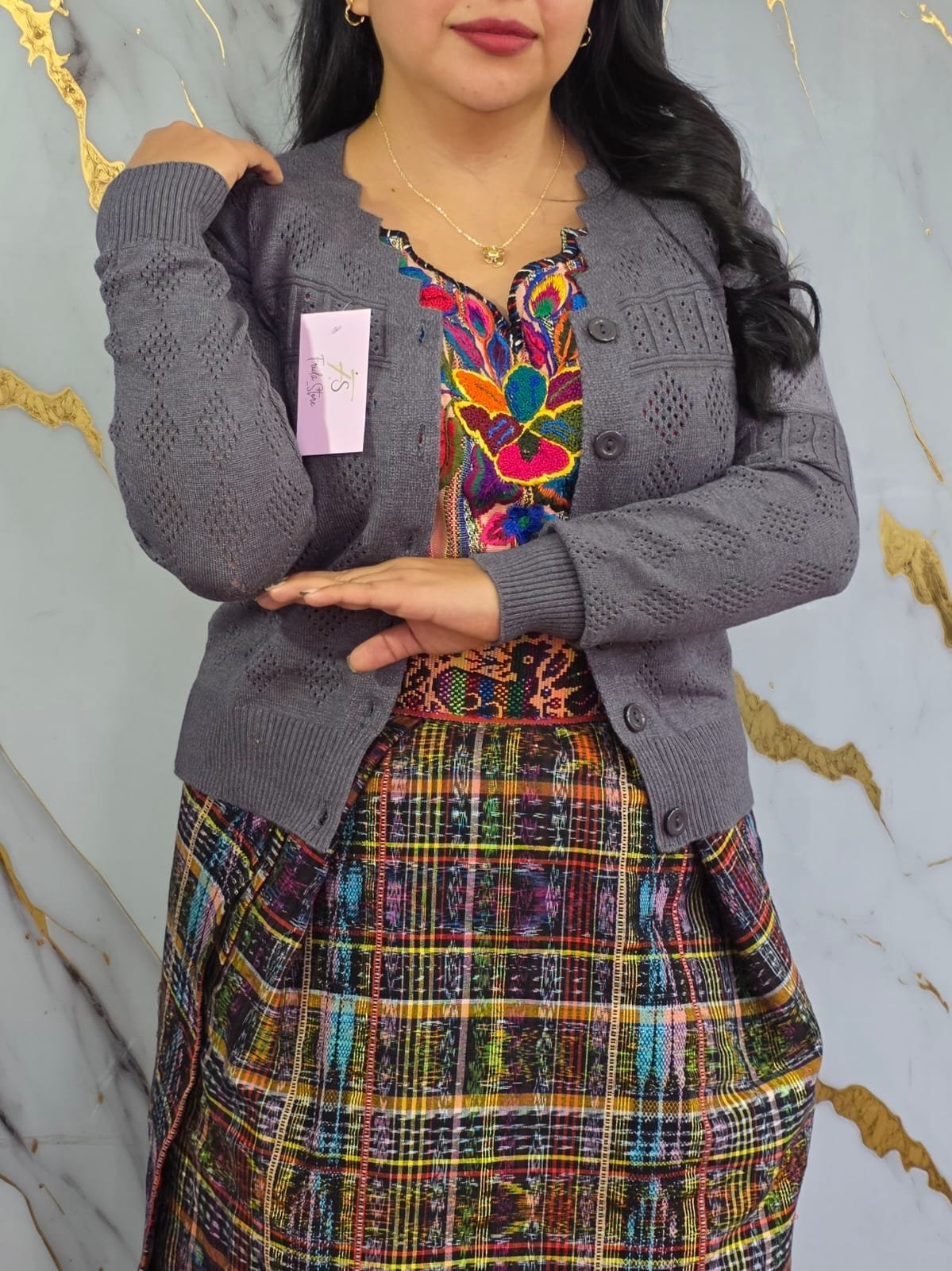 Cuello escalera calado 💖 - Imagen 9