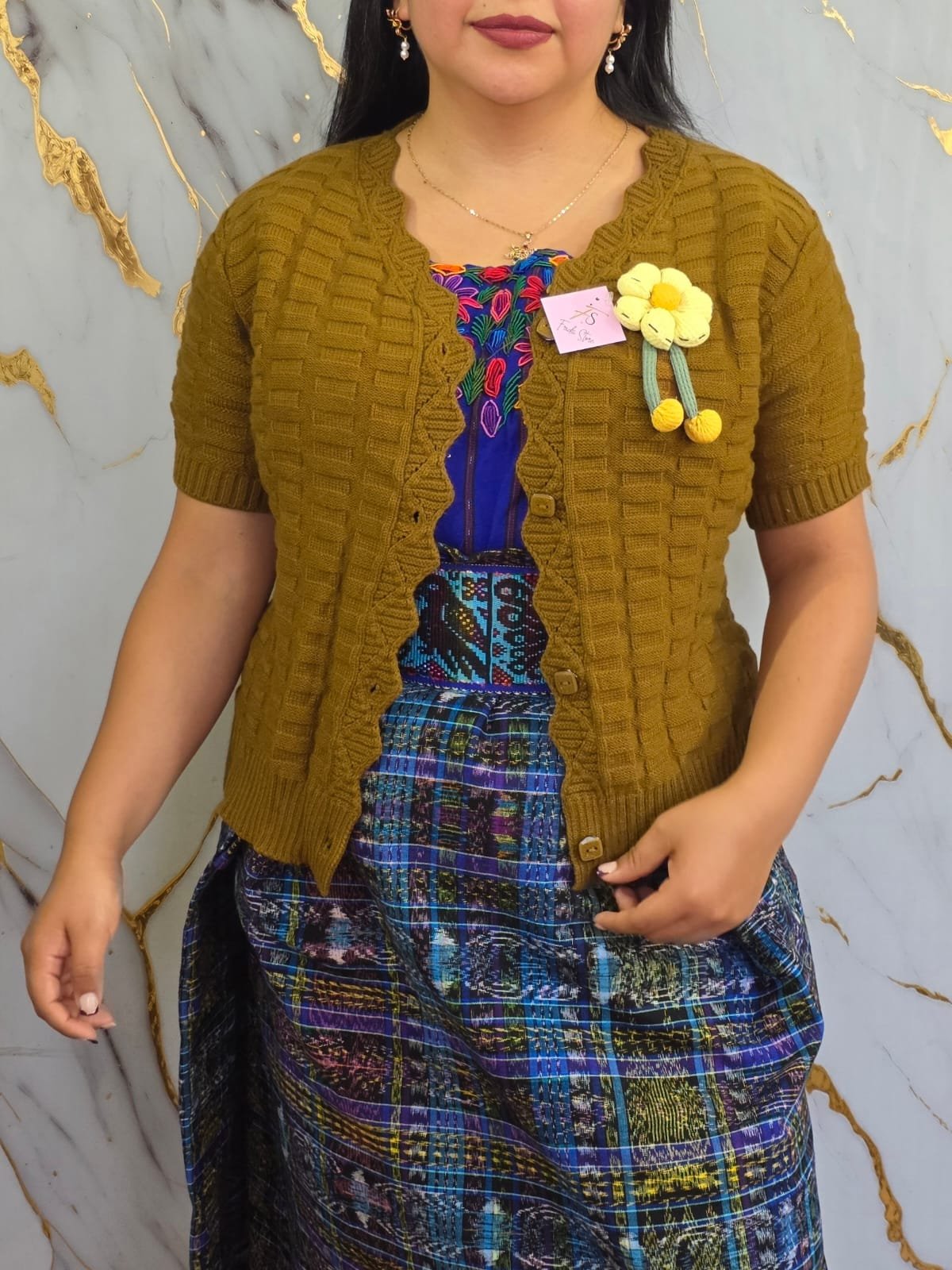 Manga corta con flor🌸