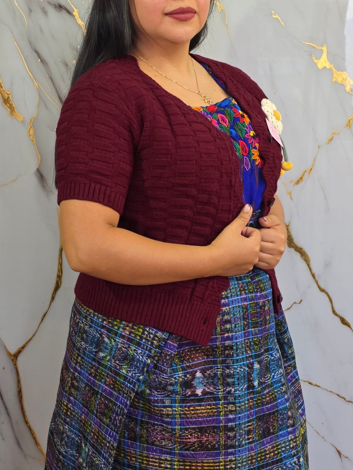 Manga corta con flor🌸 - Imagen 2