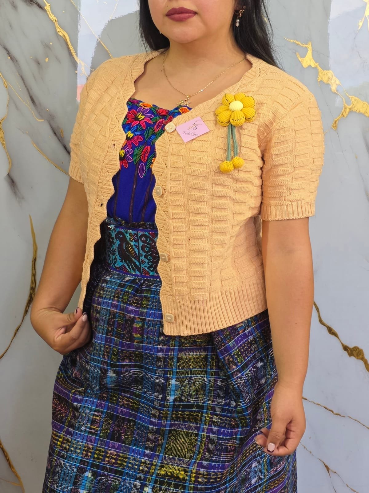 Manga corta con flor🌸 - Imagen 11