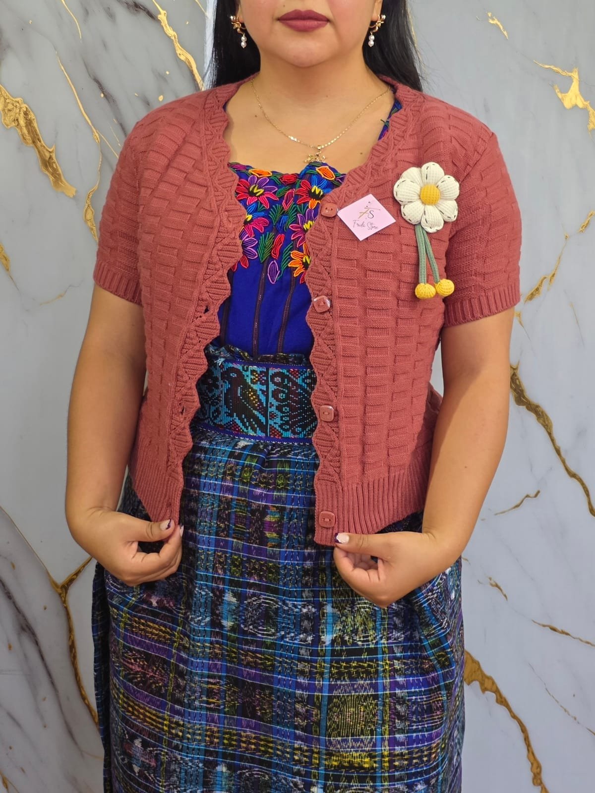 Manga corta con flor🌸 - Imagen 13