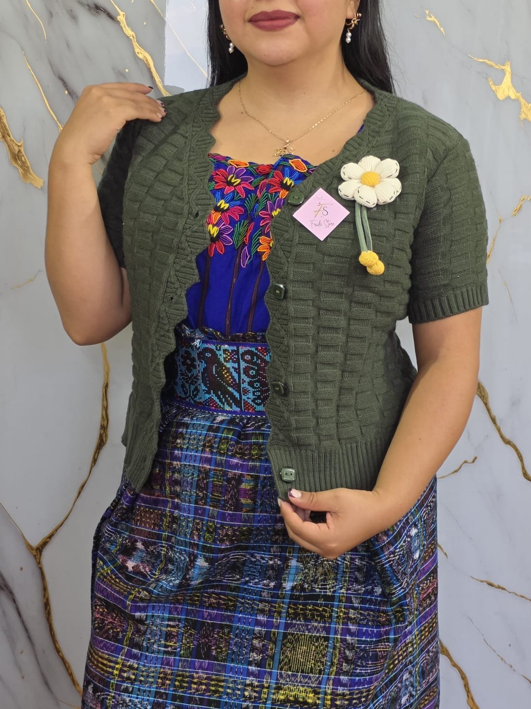 Manga corta con flor🌸 - Imagen 14