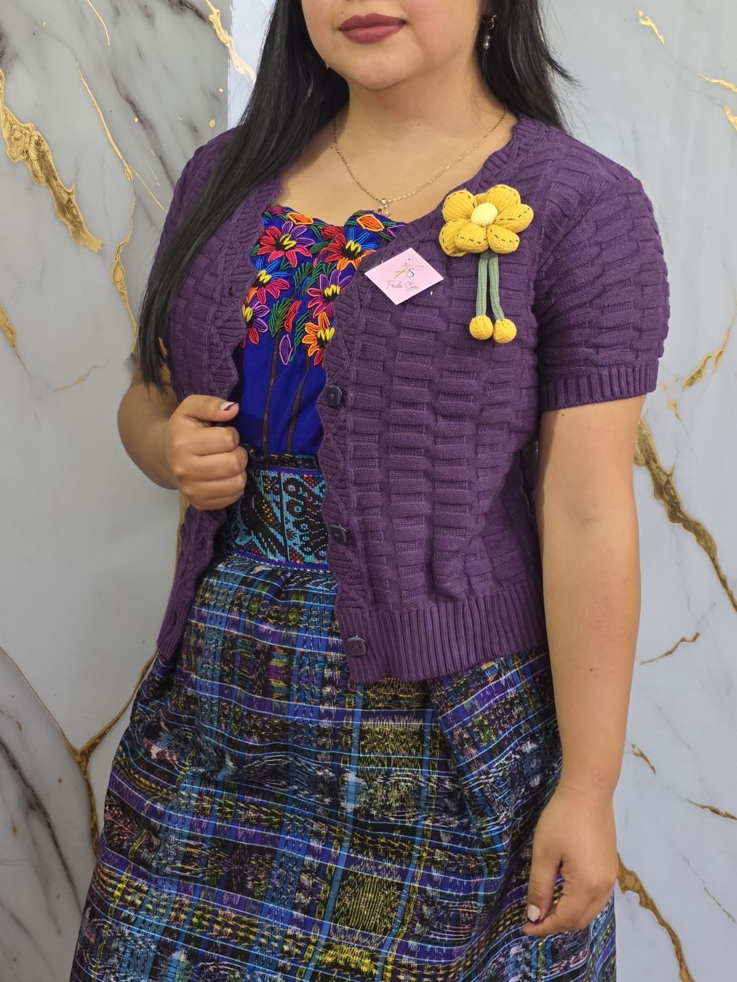 Manga corta con flor🌸 - Imagen 18