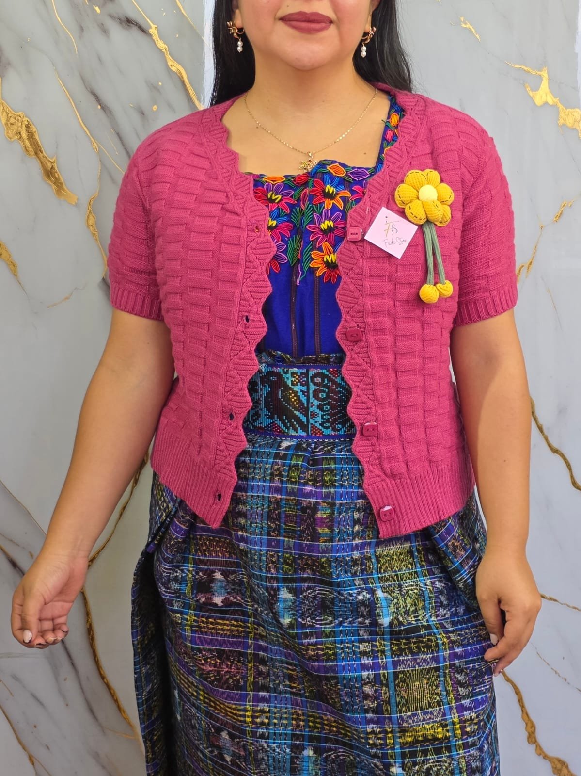 Manga corta con flor🌸 - Imagen 6