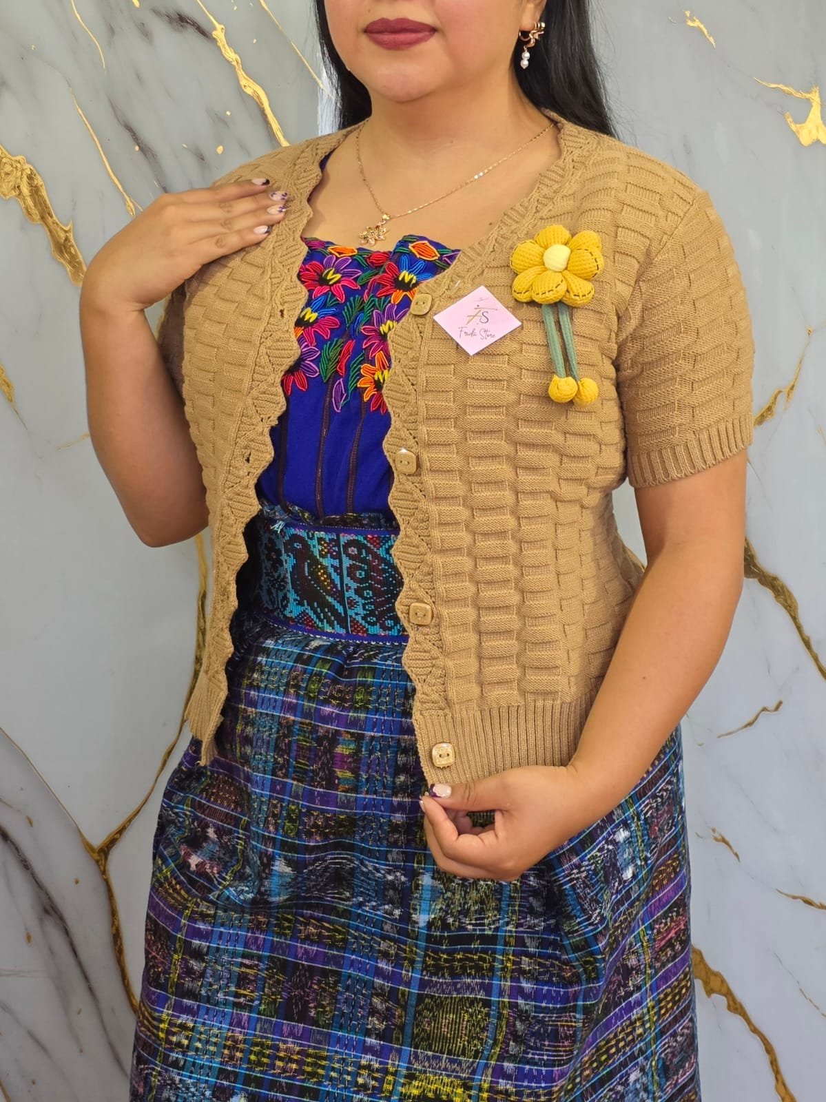 Manga corta con flor🌸 - Imagen 8