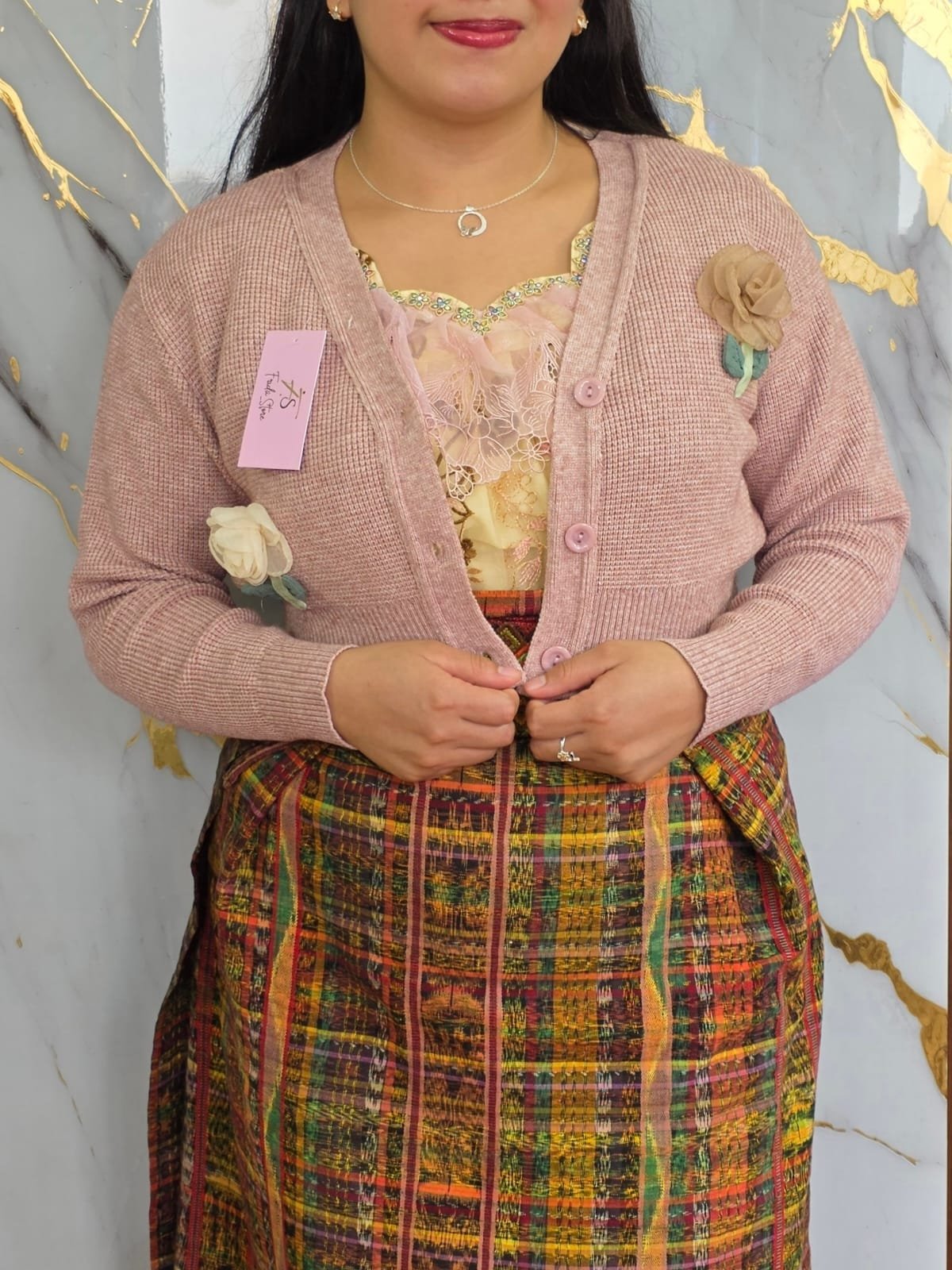 Cardigan con flores 🌸✨️ - Imagen 2