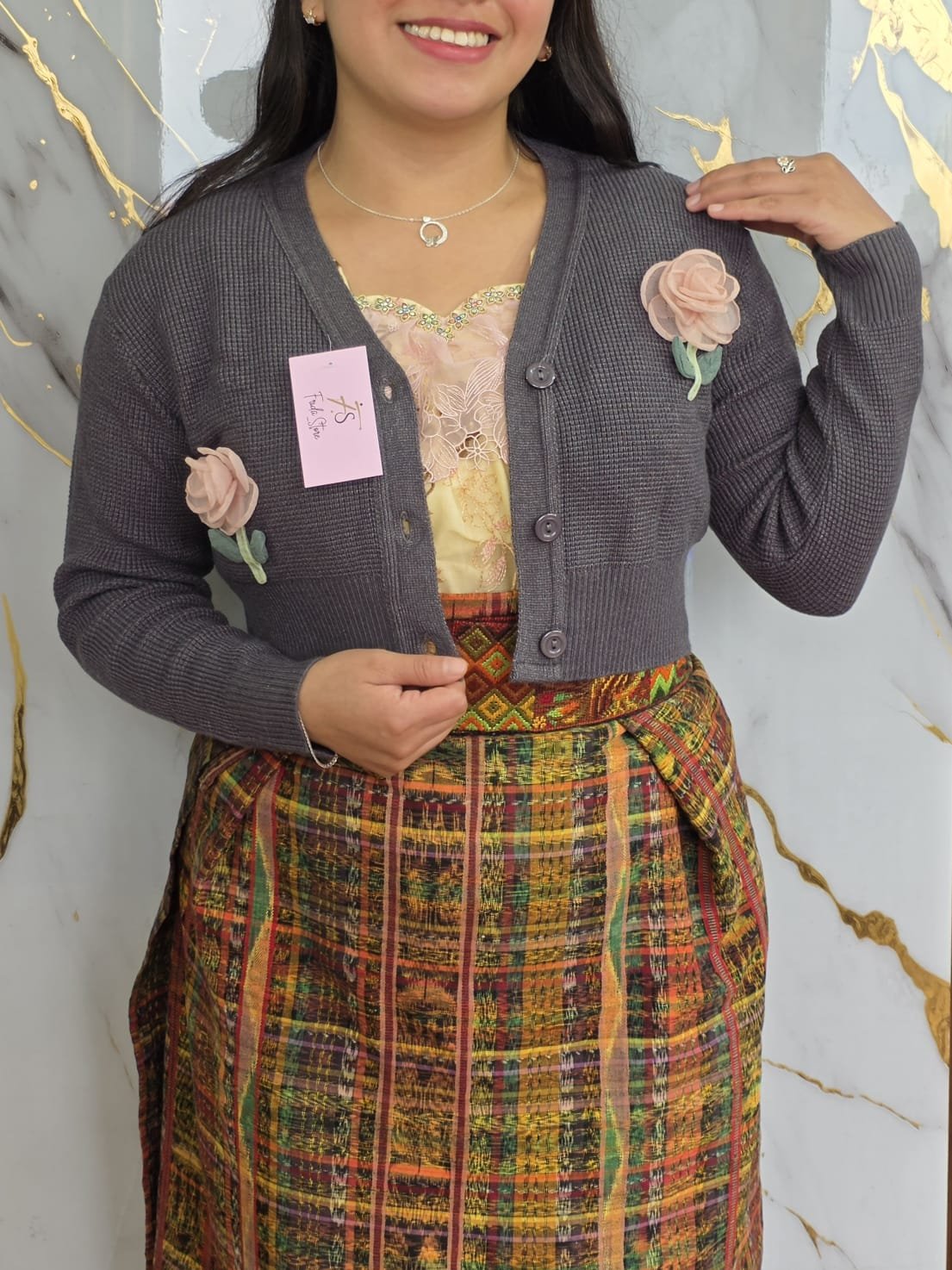 Cardigan con flores 🌸✨️ - Imagen 9